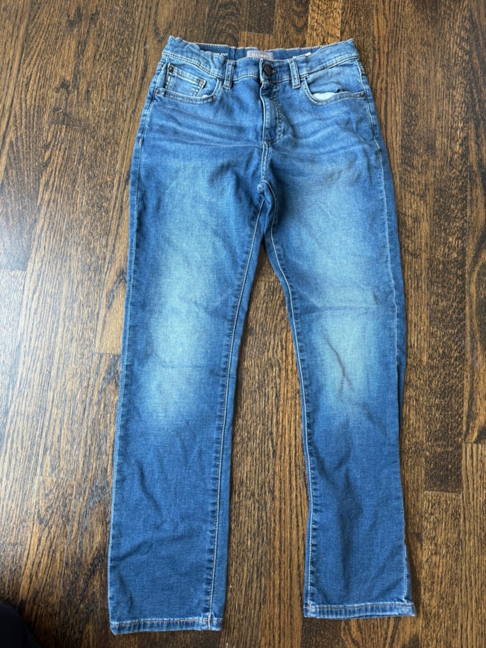 DL1961 Men's Mid-Blue Straight Jeans